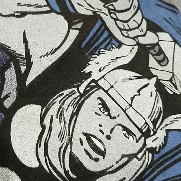 Mens 2XL Marvel Superhero T Shirt Black/Silver - Picture 4 of 4